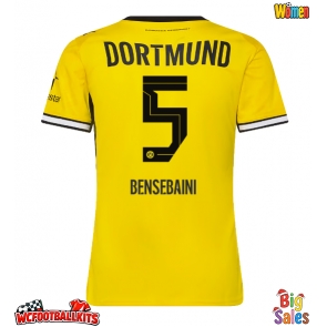 Borussia Dortmund Ramy Bensebaini #5 Replica Home Stadium Shirt for Women 2026-27 Short Sleeve
